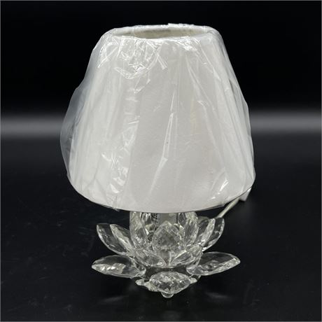 NIB Fifth Avenue Crystal Lotus Lamp