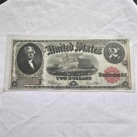 1917 $2 Legal Tender Note
