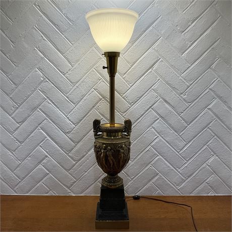 Stiffel Brass Townley Vase Design Torchere Lamp