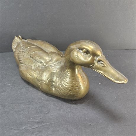 Vintage Brass Duck