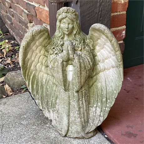 Cement Praying Angel Garden Statue