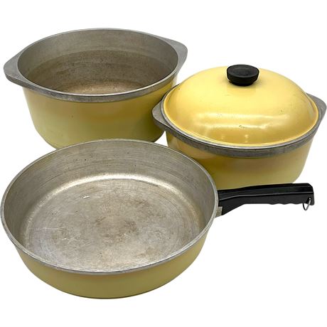 Vtg Club Cast Aluminum Pots and Pan