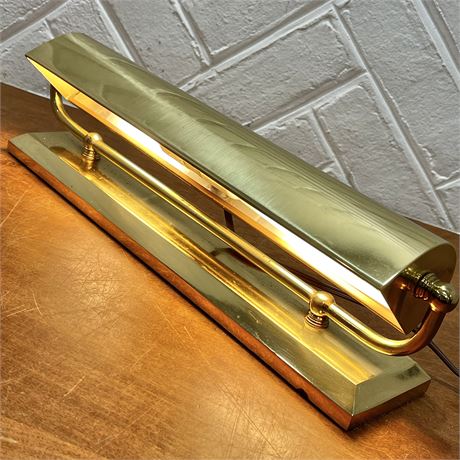 Vintage Brass Mantle Lamp