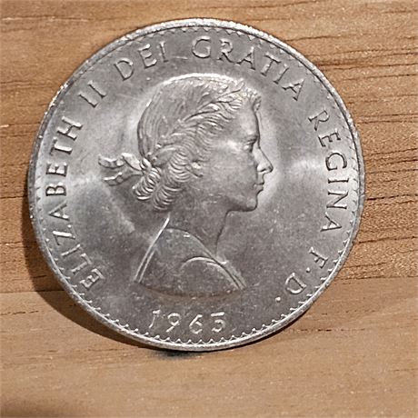 1965 Winston Churchill Commemorative Coin
