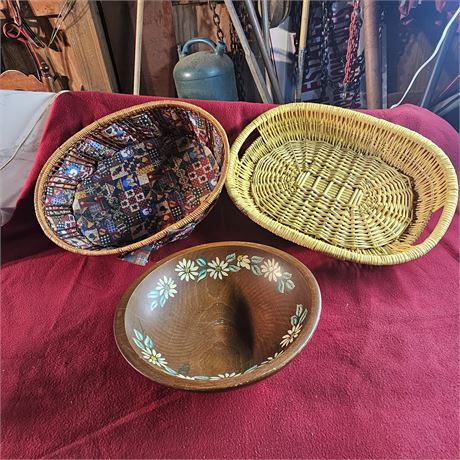 decorative bowl baskets