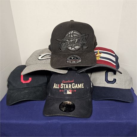 Cleveland Indians & Cavaliers Sports Hats