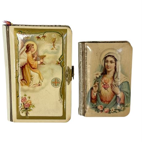 Antique Child's Catholic Prayer Book and Hungarian Prayer Book