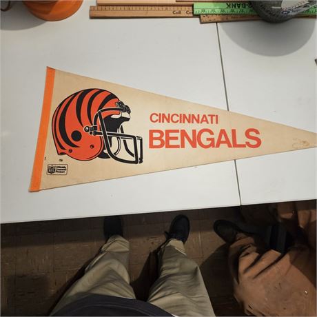 Vintage Cincinnati Bengals Pennant