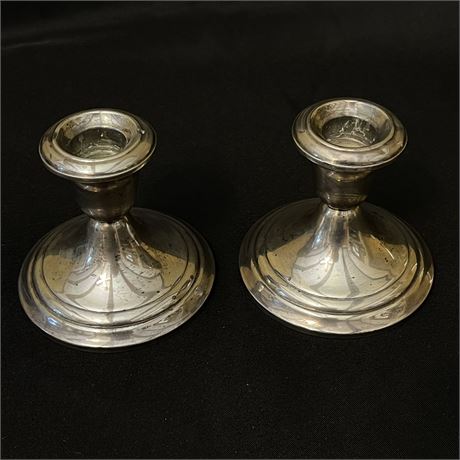 Sterling Silver 661 Gorham Weighted Candle Stick Holders