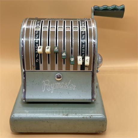 Vintage Paymaster Series 600 Check Writer