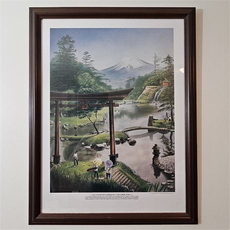No.6 Fugiyama Gardens Country Club Framed Art Print