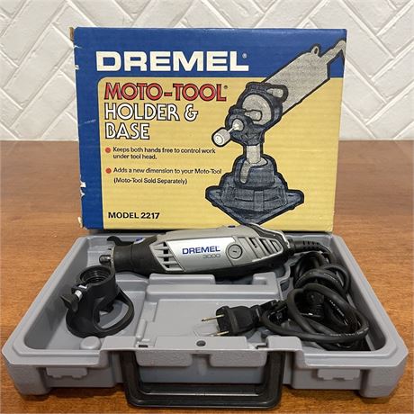 NIB Dremel 3000 Motor-Tool, Holder & Base Model 2217