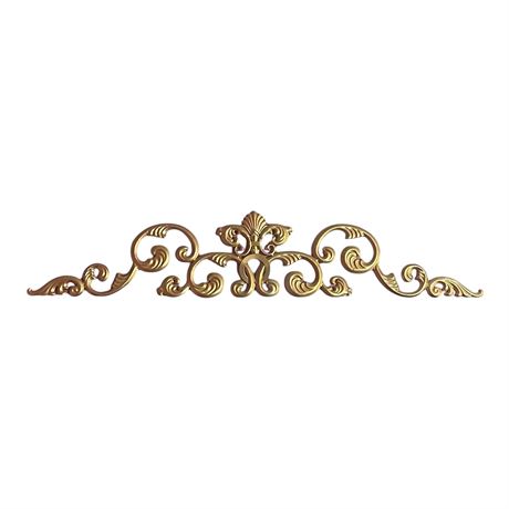 48" Long Ornamental Scroll Wall Plaque