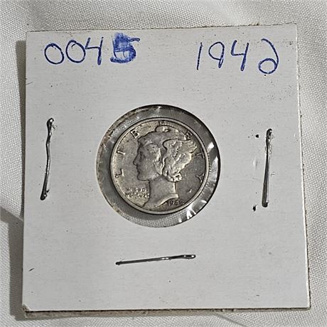 1942 Mercury Dime Silver