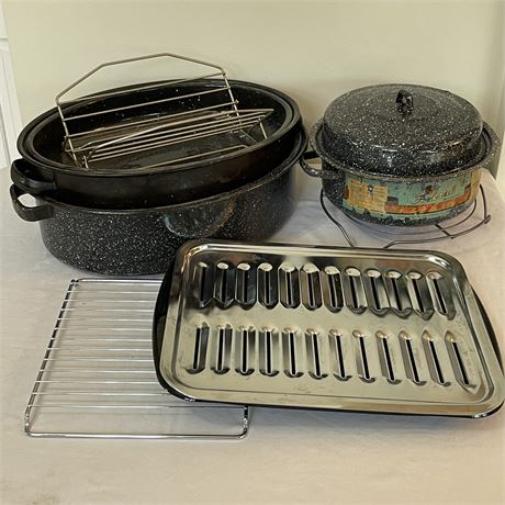 Self-Basting, Roasting Pans, Broiler Pan and Racks