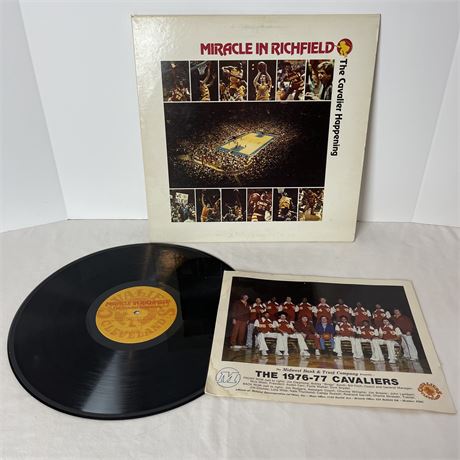 1976-77 Cleveland Cavaliers "Miracle in Richfield" Vinyl Record