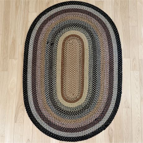 Safavieh Braided Collection Multi-Colored Area Rug