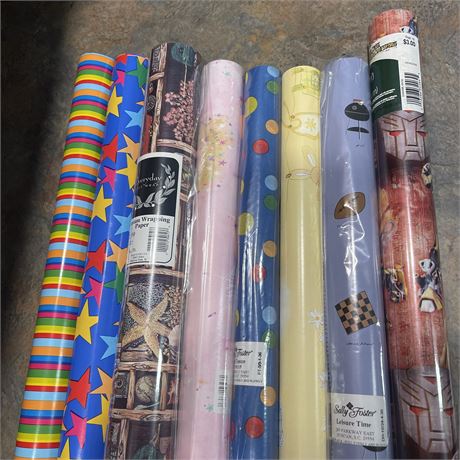 Lot of Wrapping Paper