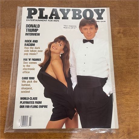 1990 Playboy Donald Trump on Cover Magazine
