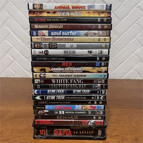 Stack of Misc. DVDs