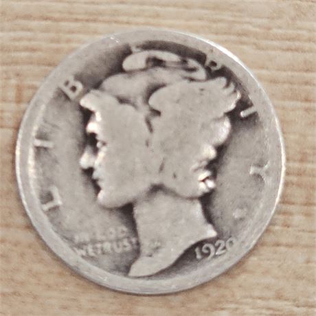 1920 Mercury Dime Silver