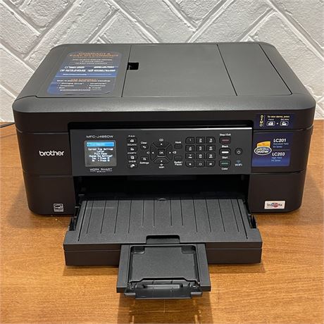 Brother Work Smart Series MFC-J485DW Inkjet Wireless All-In-One Color Printer