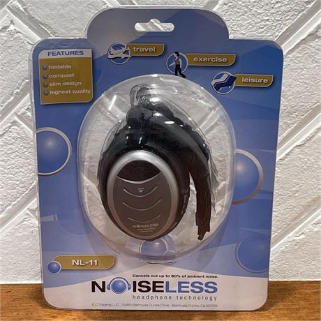 NIB Noiseless Headphone Technology Headphones