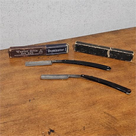 Marcus & Hammersfahr/ Gene Vtg. Straight Edge Razors