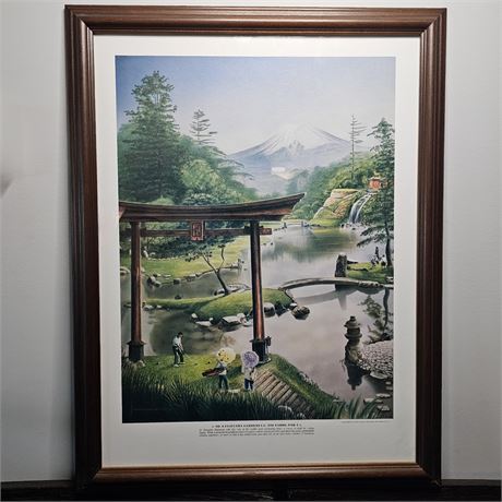 Fujiyama Gardens Country Club Hole #6 Framed Print