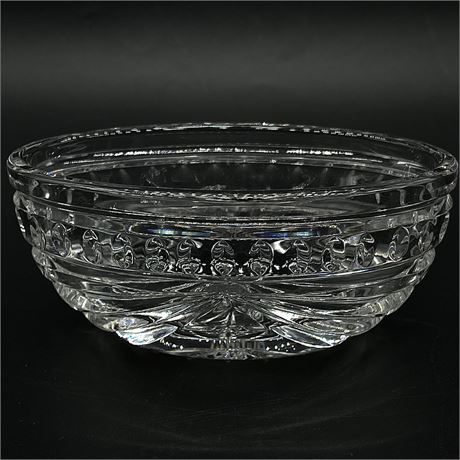 Waterford Cut Crystal Overture Oval Bowl