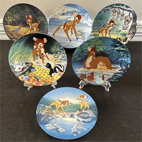 (1-6) Knowles Walt Disney Bambi Plates