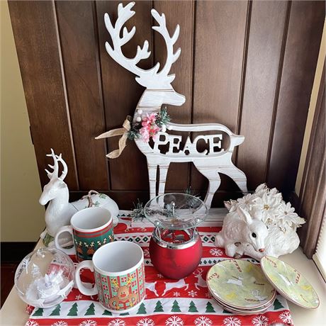 Reindeer Christmas Decor