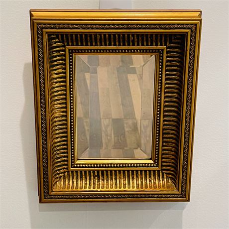 Ethan Allen Decorative Small Framed Wall Mirror