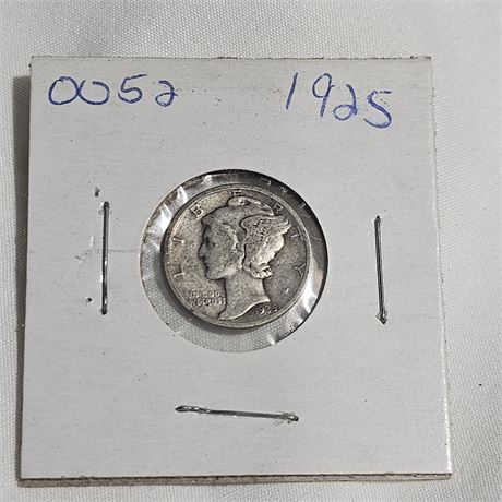 1925  Mercury Dime, Silver