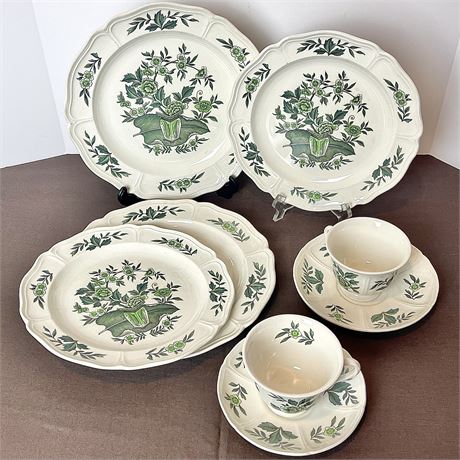Wedgwood "Green Leaf" Replacement Dinnerware Pieces (8pc)