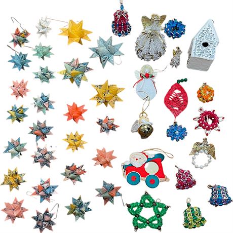 Vintage Hand-Made Ornaments