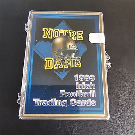 NOTRE IRISH DAME 1993 Irish Football Trading Cards