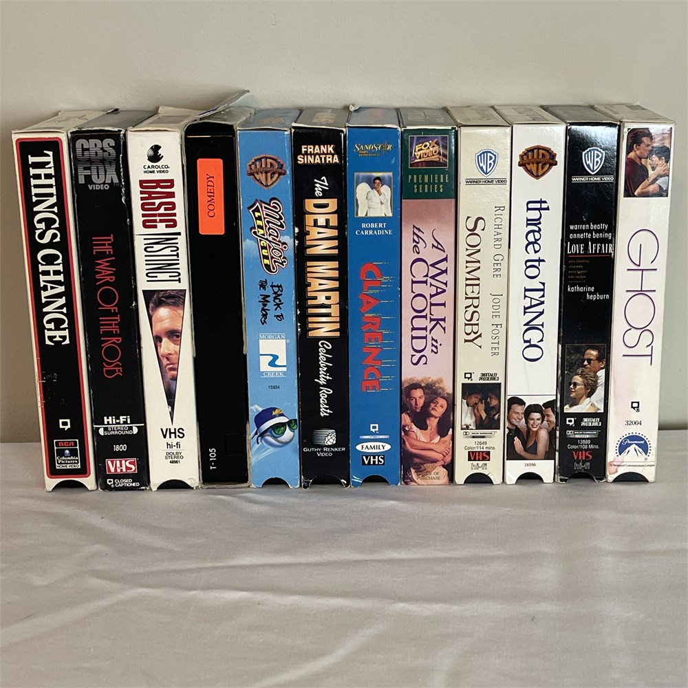 Blazing Auctions - Dozen VHS Tapes