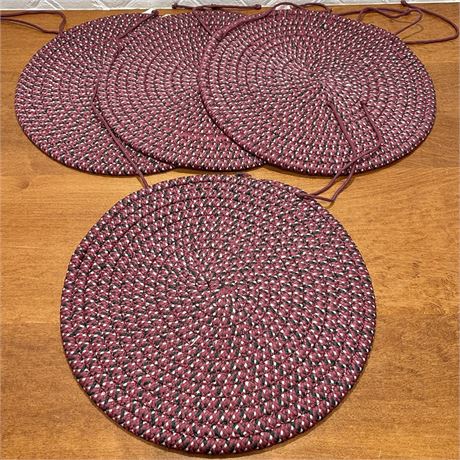 (4) Woven McCartney Chairs Pads