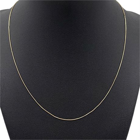 14K Yellow Italian Gold Snake Chain
