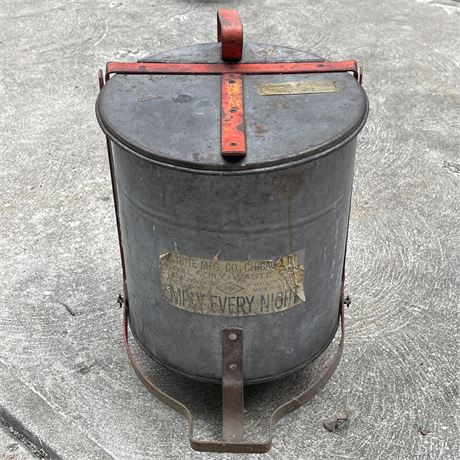 6-Gallon Metal Oil Rag Disposal Can