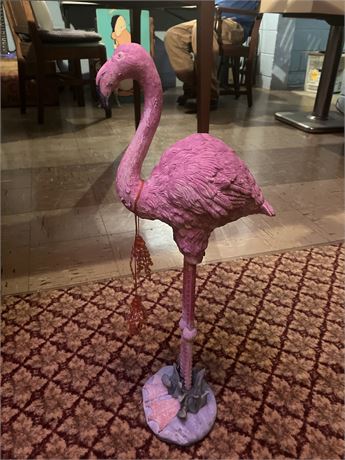 Vintage Flamingo Figurine