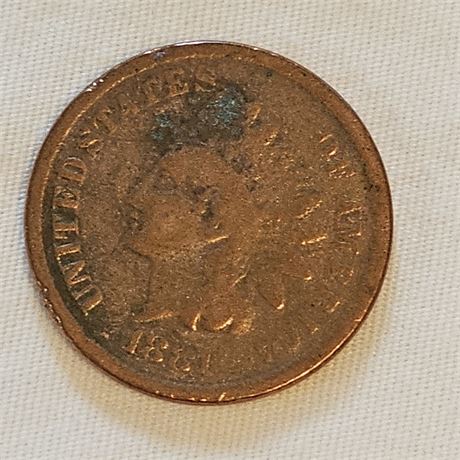 1881 Indian Head Cent