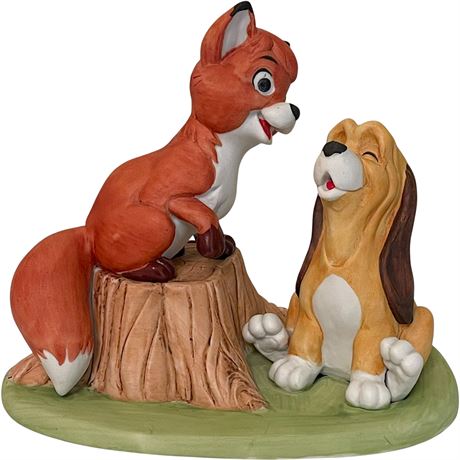 Disneyland Walt Disney World The Fox and the Hound Porcelain Figurine