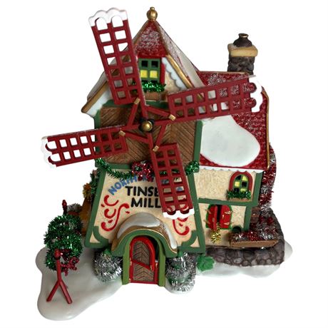 1999 Heritage Village Collections North Pole Series w/ Original Shipping Box