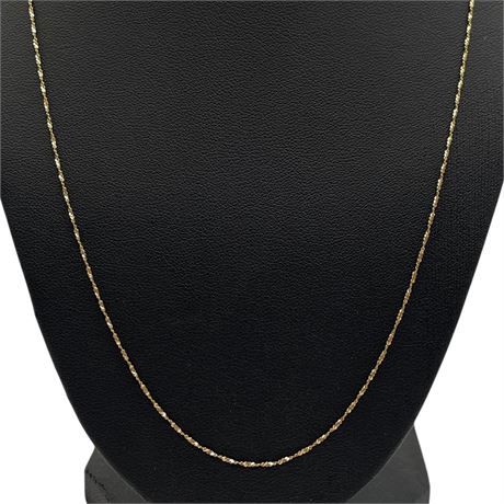 14K Yellow Gold Italian Chain