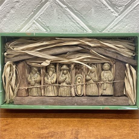 NIB Buon Natalie 7pc Nativity Set - Handcrafted in the Philippines