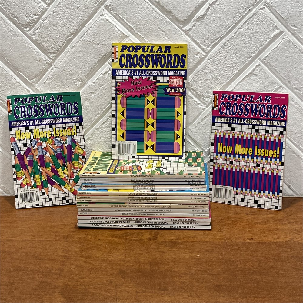 Blazing Auctions Crossword Puzzle Books
