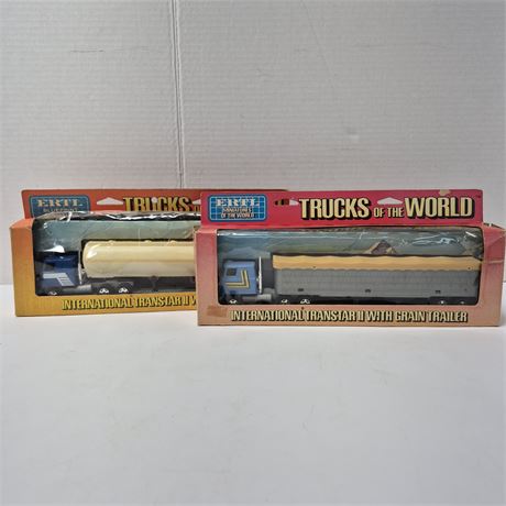 NIB 2 Vintage Ertl Trucks of the World