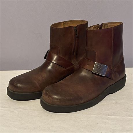 Vtg Ralph Lauren Polo Genuine Leather Size 9 Boots
